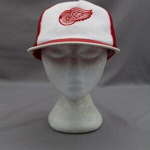 Detroit Red Wings Hat (VTG) - Classic Trucker by Ted Fletcher - Adult Snapback